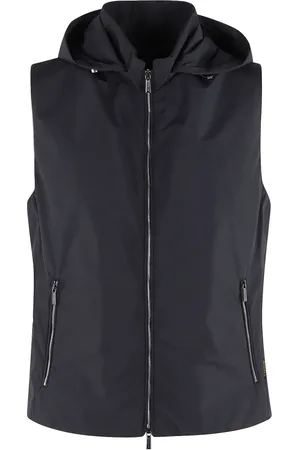 MOORER Zip-up gilet