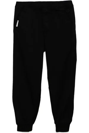 A Bathing Ape Logo-patch tapered trousers
