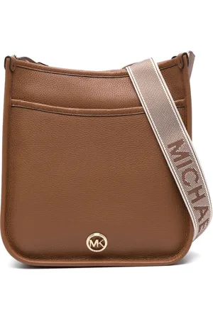 Michael Kors Logo-plaque leather shoulder bag