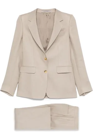 TAGLIATORE Single-breasted linen suit