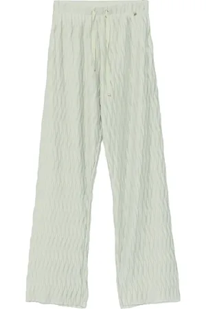 HERNO Wrinkled-effect trousers