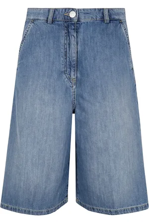 SEVENTY BY SERGIO TEGON Knee-length denim shorts