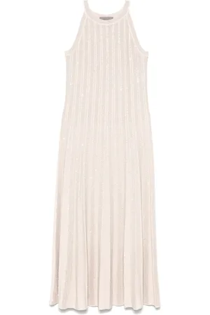 D.EXTERIOR Lurex-knit midi dress