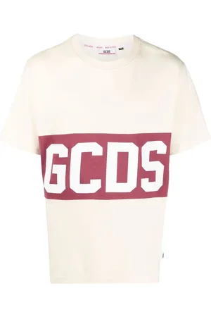 GCDS Logo-print cotton T-shirt