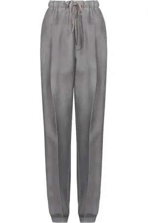 Maison Margiela Four stitch-logo long-length track pants