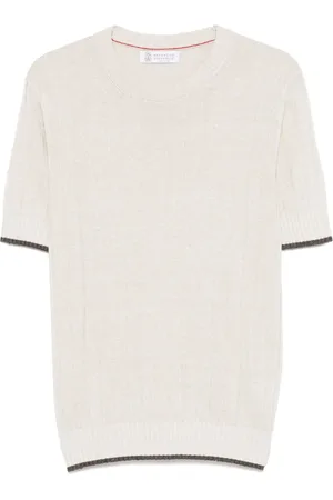 Brunello Cucinelli Ribbed T-shirt