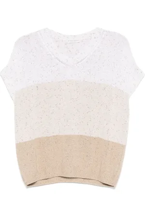 LE TRICOT PERUGIA Lurex-detail top