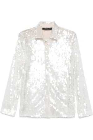 FEDERICA TOSI Sequin-embellished shirt