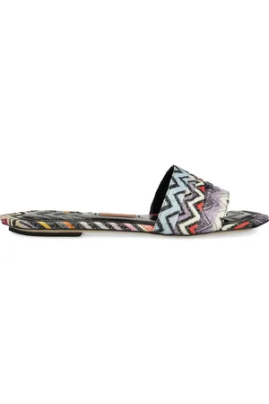 Missoni Chevron-patterned slides