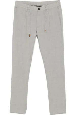 ELEVENTY Mélange-effect trousers