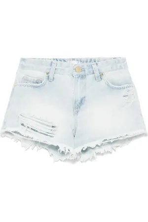 MISS GRANT Distressed denim shorts