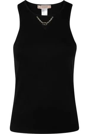 Twin-Set Logo-plaque top
