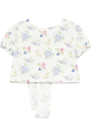 MISS GRANT Floral-print T-shirt