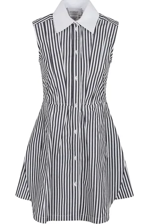 Sportmax Striped button-up dress