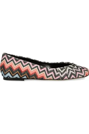 Missoni Zigzag-patterned ballerinas