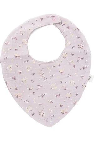 TEDDY & MINOU Floral-print bib