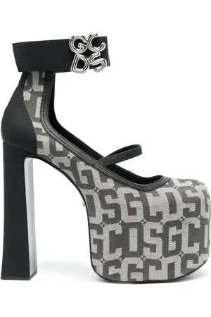 GCDS Monogram Divine 165mm leather pumps