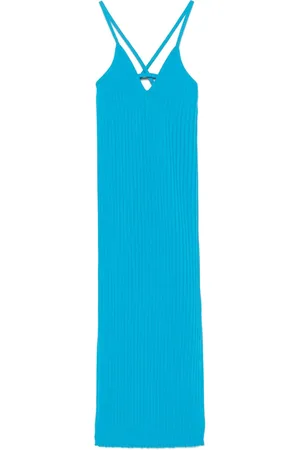 Iceberg Ribbed midi dress