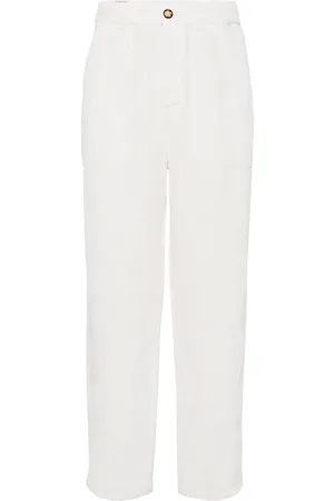 Brunello Cucinelli Straight-leg cotton trousers