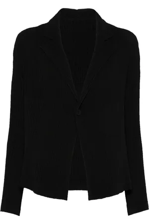 Issey Miyake Plissé-effect blazer