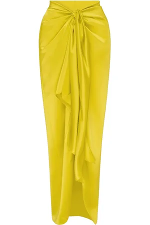 GALVAN Knot detailing skirt