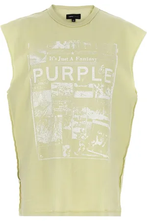 Purple Brand Textured T-shirt