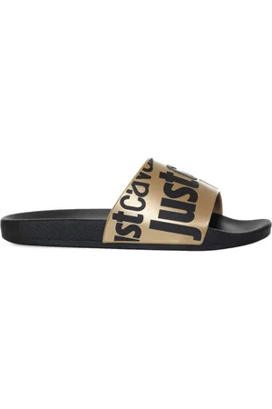 Roberto Cavalli Logo-print slides