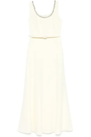 Roland Mouret Embellished cady maxi dress