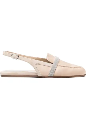 PESERICO SIGN Satin slingback pumps