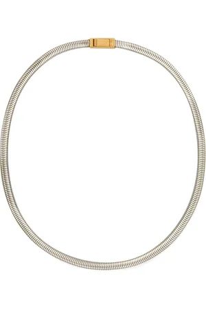 Jil Sander Engraved-logo necklace