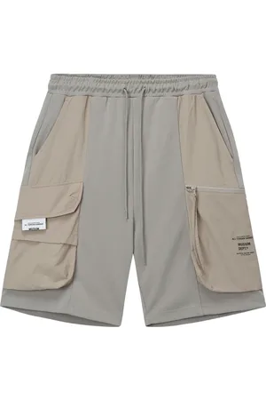 Musium Div. Logo-print cargo shorts