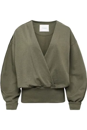 J.W.Anderson Rounded wrap-front sweatshirt