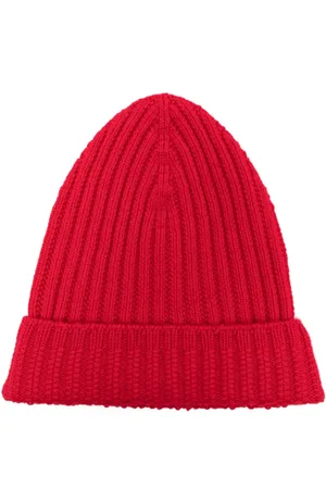 Barrie Ribbed cashmere beanie