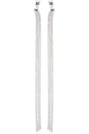 Jil Sander Rhinestone embellished earrings