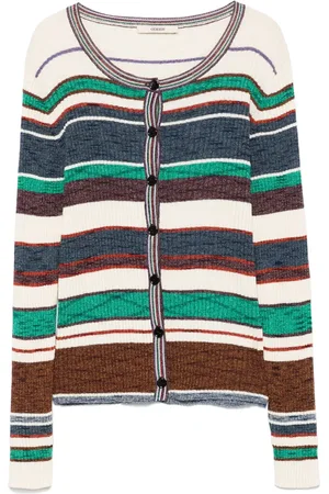 ODEEH Striped cardigan
