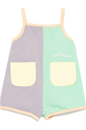 Bobo Choses Colorblock woven playsuit