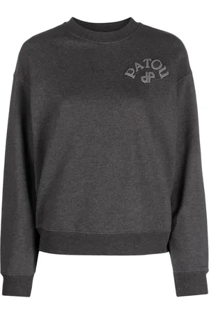 Patou Logo-appliqué cotton sweatshirt