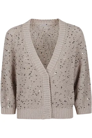 PESERICO SIGN Sequin-detail cardigan