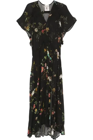 SEMICOUTURE Floral maxi dress