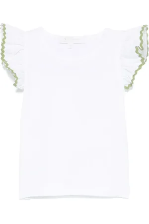 Mariella Ferrari Scallop-detail top