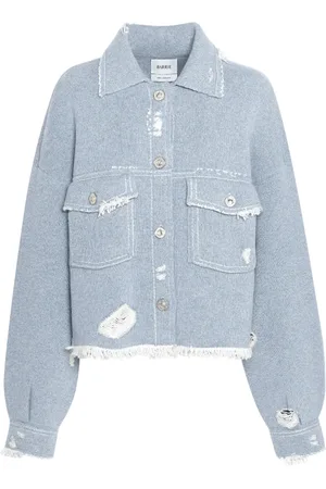 Barrie Fringed denim jacket