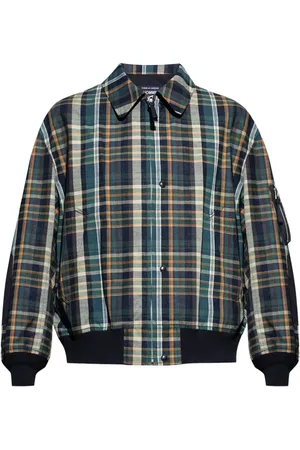 Comme des Garçons Checked bomber jacket
