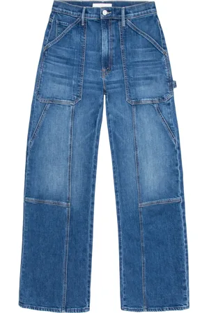 Mother The Lasso Utility Sneak jeans