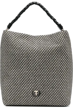 Twin-Set Mesh-effect tote bag