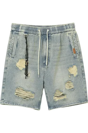 Musium Div. Distressed denim shorts
