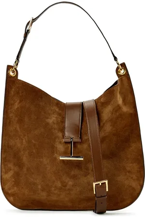 Tom Ford Small Tara suede shoulder bag