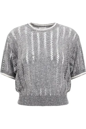 Brunello Cucinelli Open-knit top