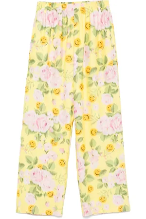 Moschino Floral-print palazzo pants