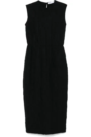 Harris Wharf London Crinkled midi dress