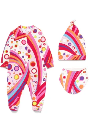 PUCCI Junior Patterned babygrow set